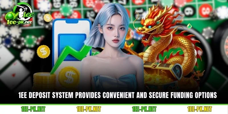 1EE deposit system provides convenient and secure funding options