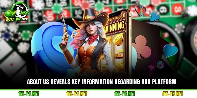 About us reveals key information regarding our platform