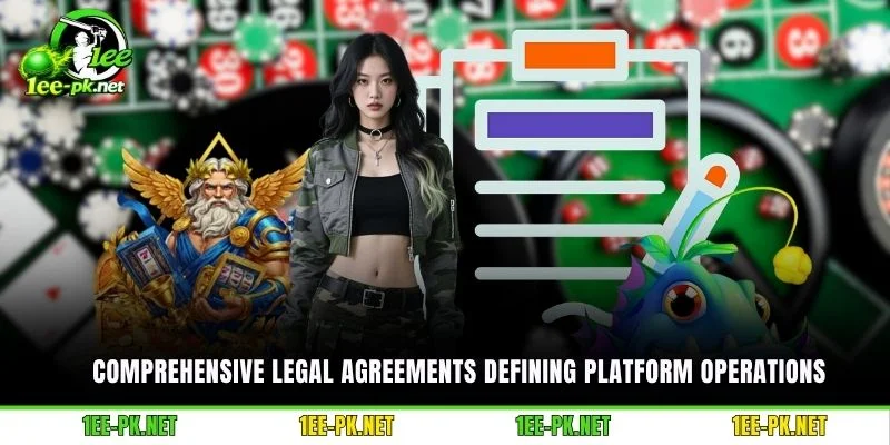 Comprehensive legal agreements defining platform operations