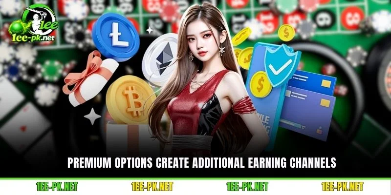 Premium options create additional earning channels