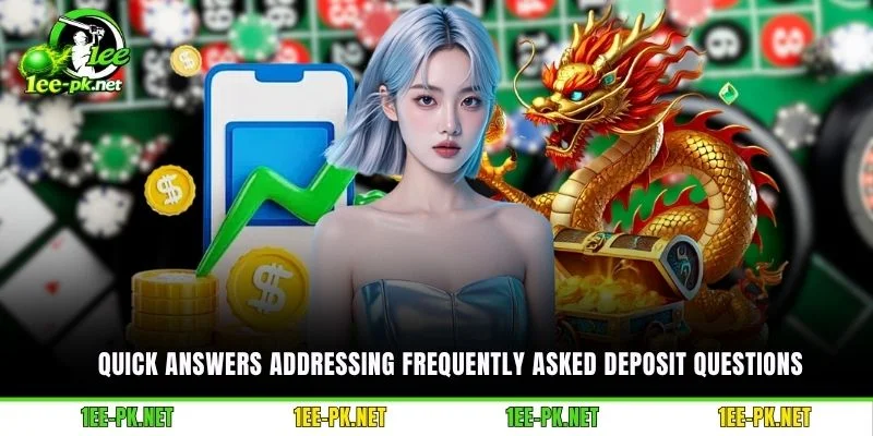 Quick answers addressing frequently asked deposit questions